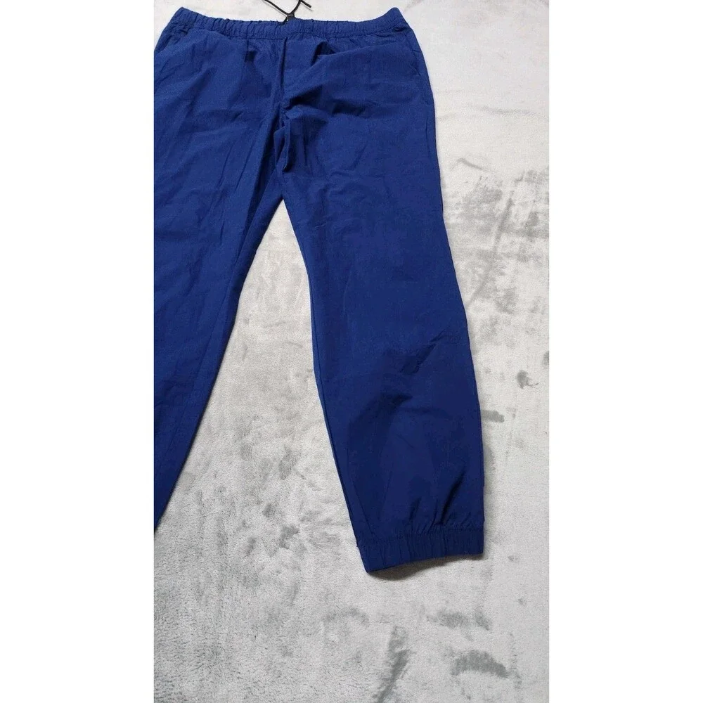 Banana Republic Men's L‎ Blue Drawstring Jogger Trousers Athletic Hiking Sports